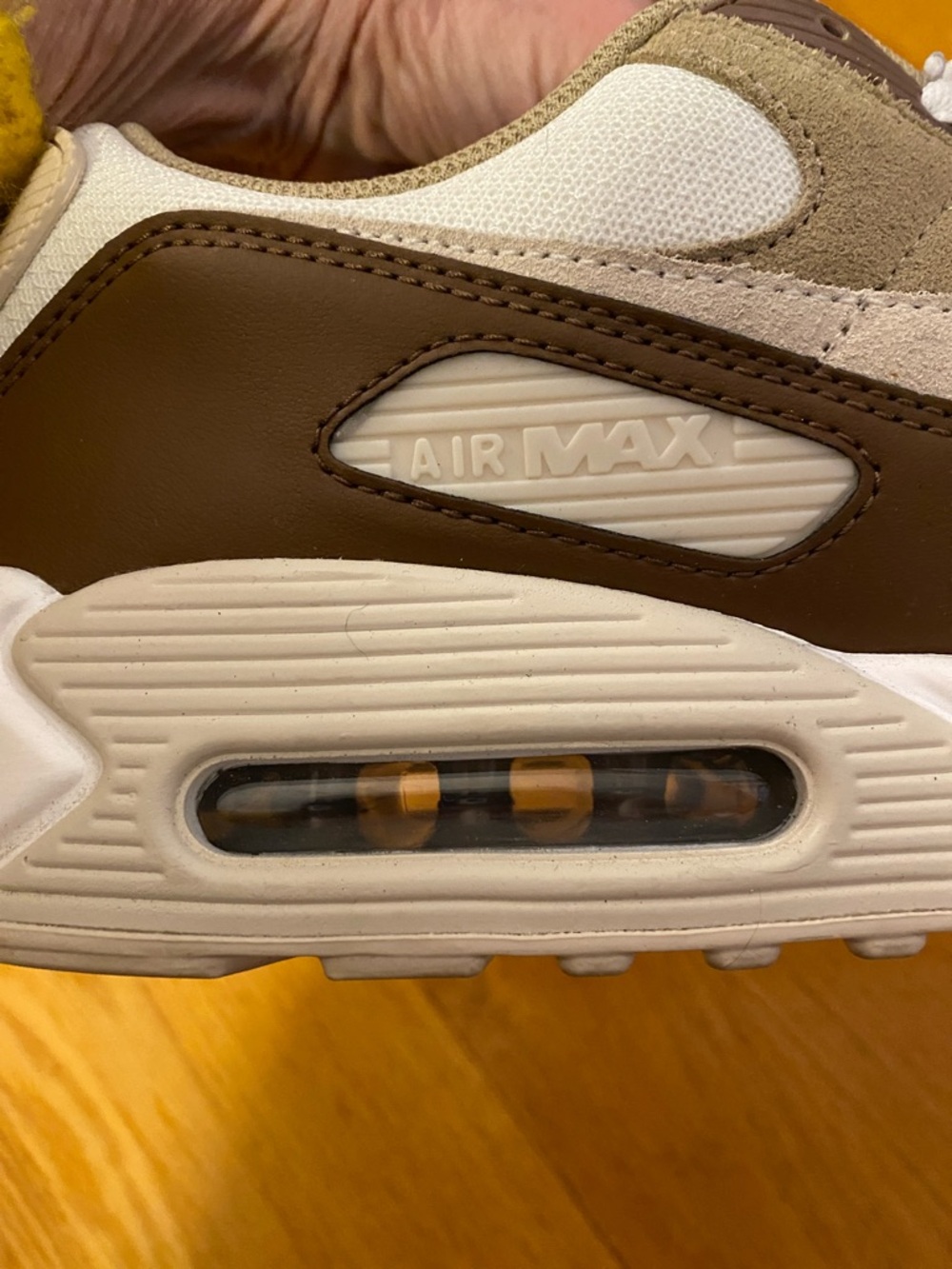 Nike Air Max 90 Summit Men's Sneakers - summit white/Khaki/light Orwood Brown - Picture 9 of 9
